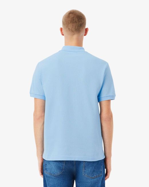 Lacoste Blue Classic Fit L.12.12 Short Sleeve Polo Shirt for men