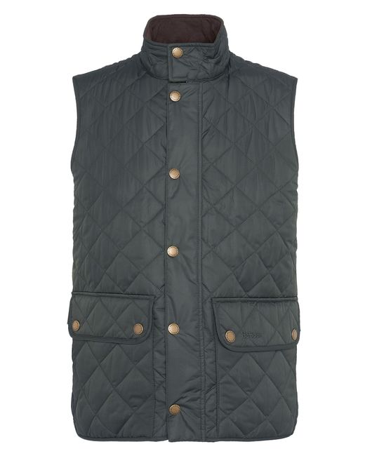Barbour Gray New Lowerdale Gilet for men