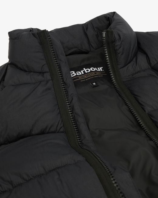 Barbour Black Offshore Quilted Jacket for men