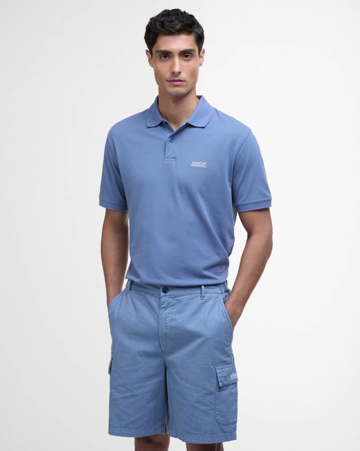 Barbour Blue Ripstop Shorts for men
