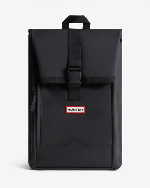 Hunter Black Highlander Roll Top Backpack