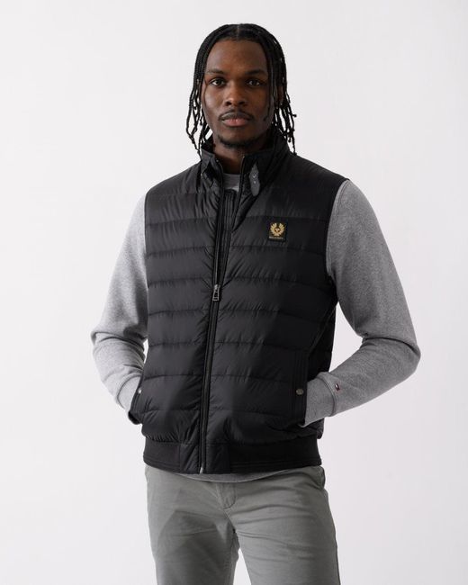 Belstaff Black Circuit Gilet for men