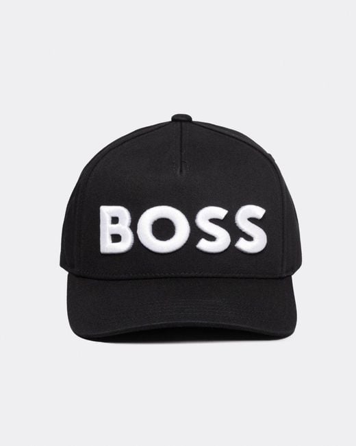 BOSS by Hugo Boss Black Sevile 6 Cotton-twill Five Panel Cap With Embroidered Logo for men