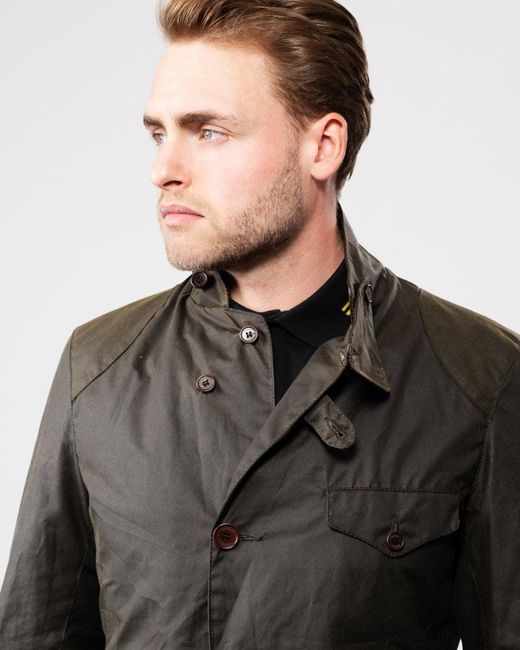 Barbour Black Beacon Sports Jacket for men