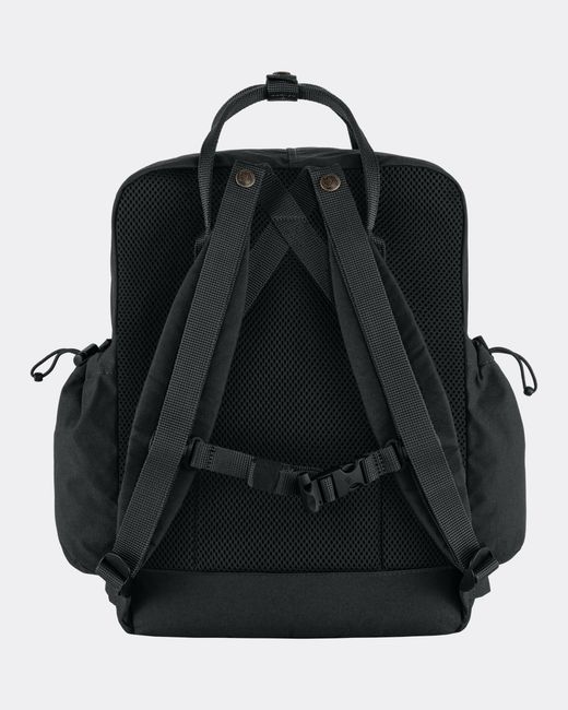 Fjallraven Black Kanken Outlong Backpack