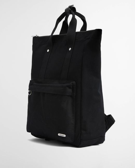 Barbour Black Olivia Backpack