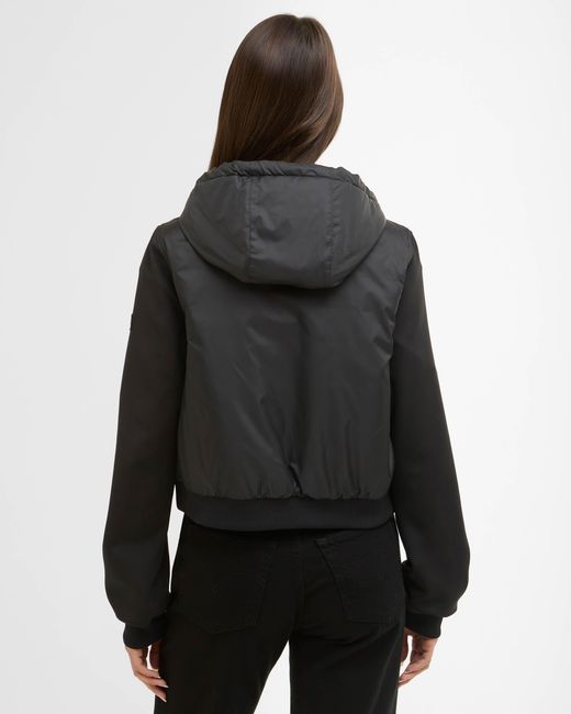 Barbour Black Equinox Quilted Sweat