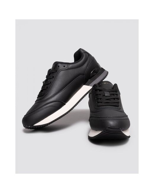 Hilfiger Lux Leather Sneakers in Lyst Canada