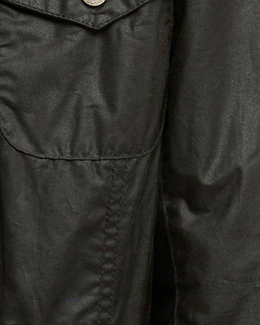 Barbour Black Summer Sapper Wax Jacket