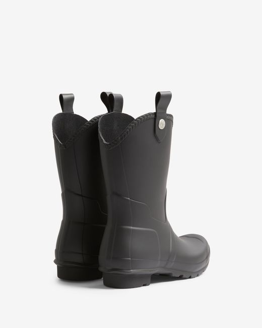 Hunter Black Original Cowboy Boot Wellies