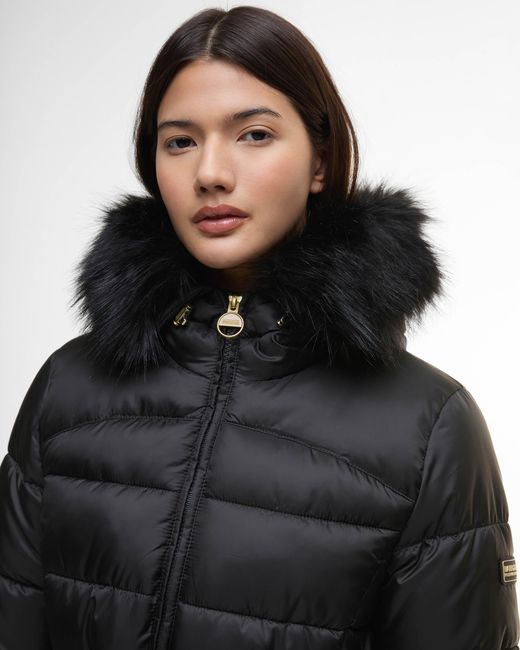 Barbour Black Cher Puffer Jacket
