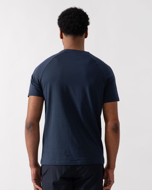 Boss Blue Slim Fit Beach T-Shirt for men