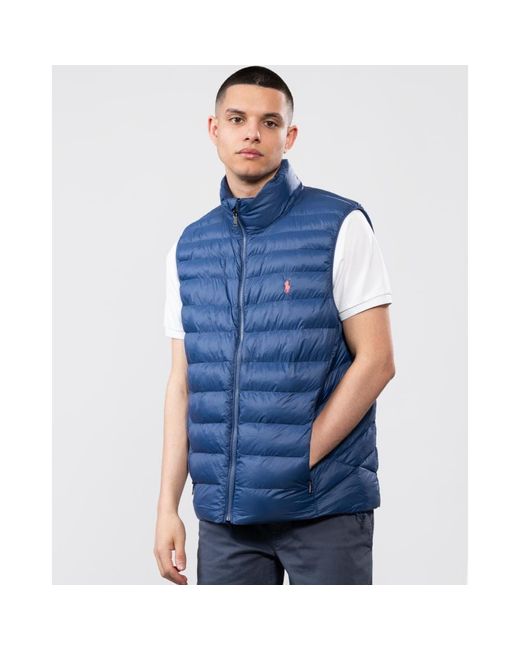 Polo Ralph Lauren Synthetic Nylon Terra Vest in Light Navy (Blue) for ...