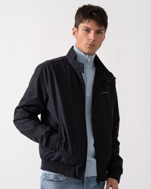 Gant Blue Lightweight Harrington Jacket for men