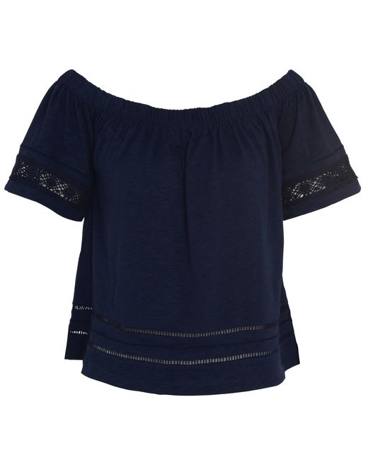 Barbour Blue Ralee Relaxed Top