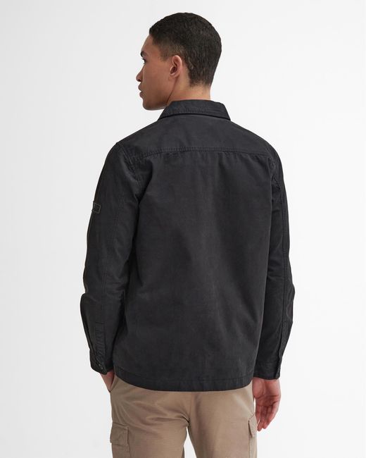 Barbour Black Arlo Overshirt for men