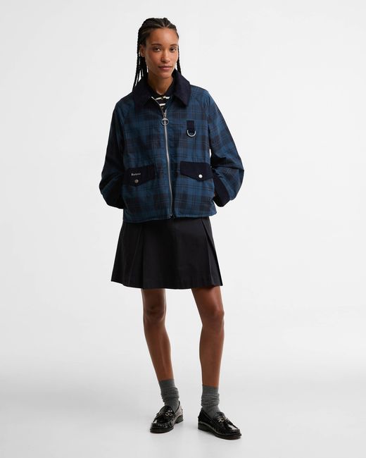 Barbour Blue Baiton Casual Tartan Jacket