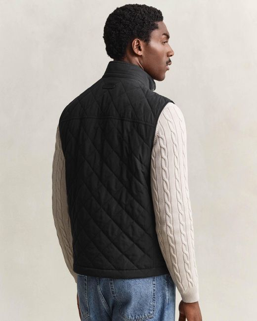 Gant Multicolor Quilted Vest for men