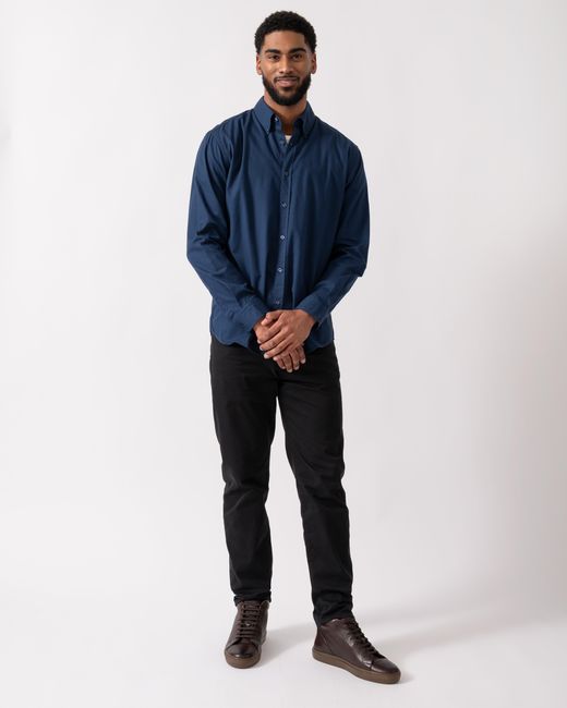 Boss Blue Rickert Regular-Fit Shirt for men