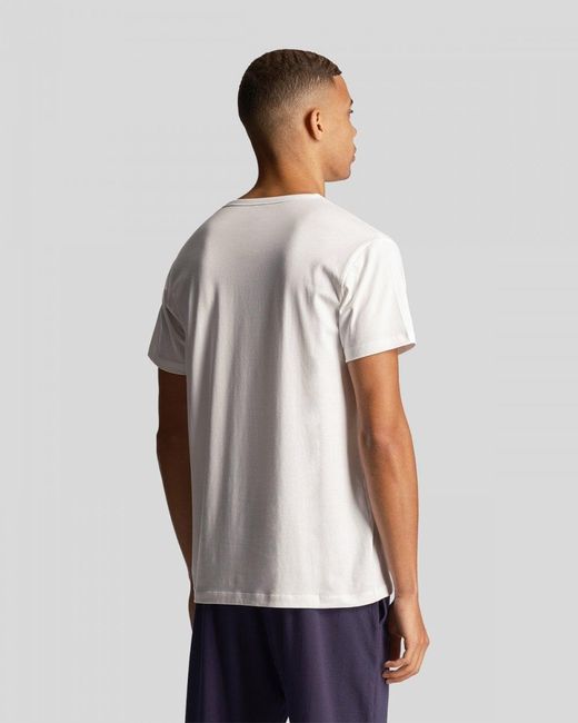 Lyle & Scott Black Basic 3 Pack T-Shirt for men