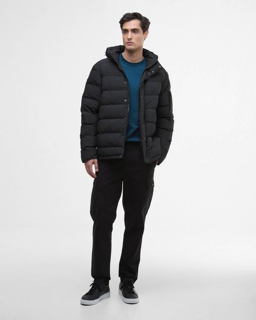Barbour Black Daleson Puffer Jacket for men