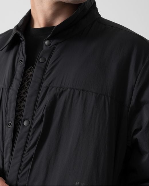 Moose Knuckles Black Ash Shirt Jacket for men