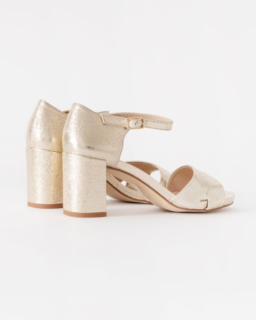 Elia B Natural Hallie Heeled Sandal