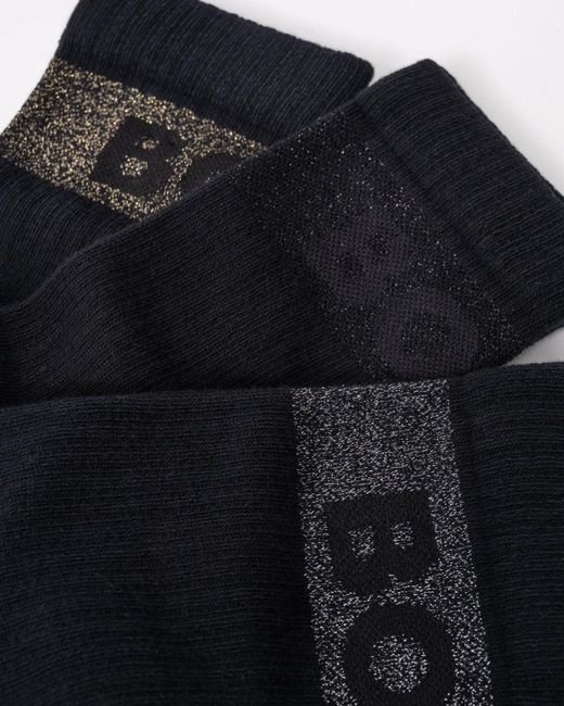 Boss Black Boss 3-Pack Quarter Length Socks Gift Set 001 for men