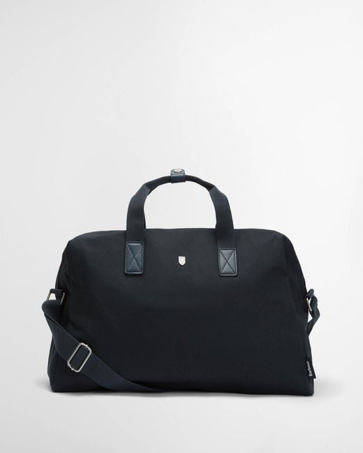 Barbour Black Cascade Flight Bag for men