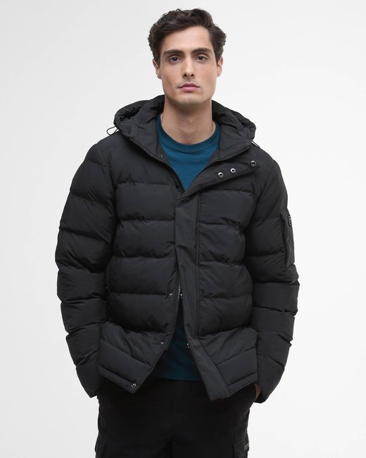 Barbour Black Daleson Puffer Jacket for men
