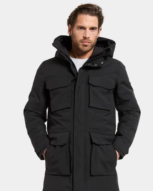 Didriksons Black Aiden Parka for men