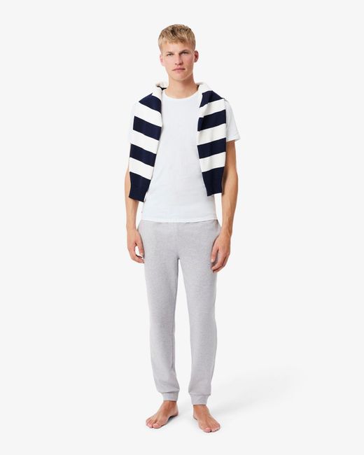 Lacoste White 3-Pack Plain T-Shirts for men