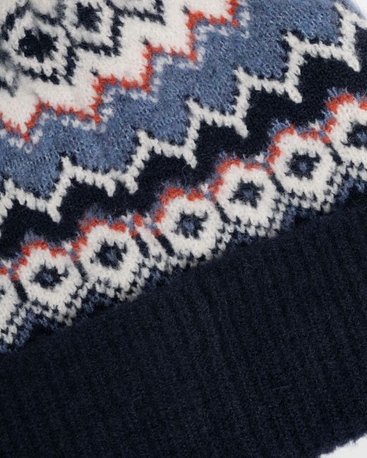 Joules Blue Kara Bobble Hat