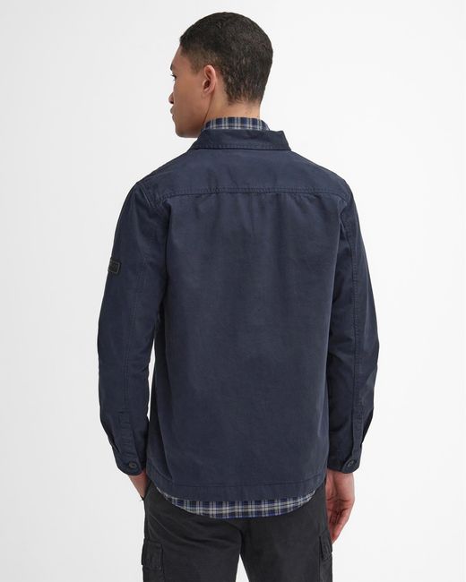Barbour Blue Arlo Overshirt for men