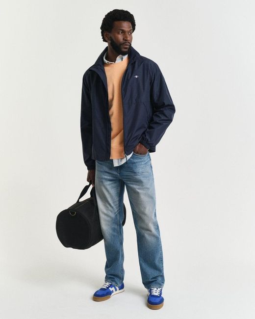Gant Blue Lightweight Windshielder Jacket for men