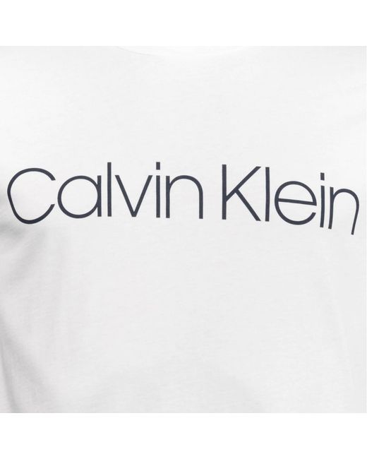 Calvin Klein Cotton Front Logo Mens in Blue for Men - Lyst