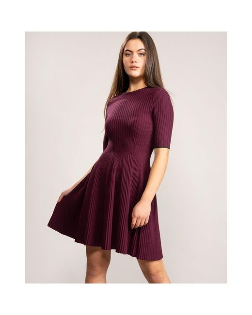 knitted skater dress