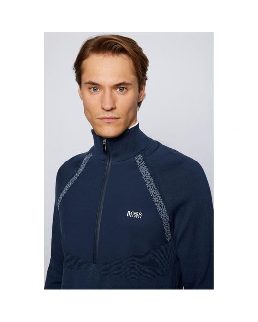 hugo boss quarter zip