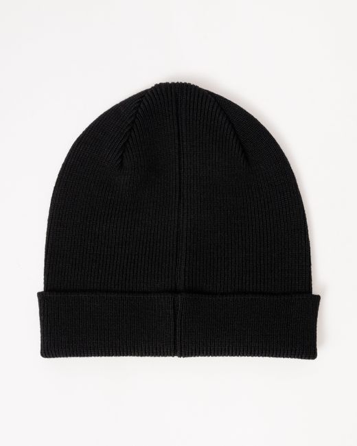 Paul Smith Black Zebra Logo Beanie for men