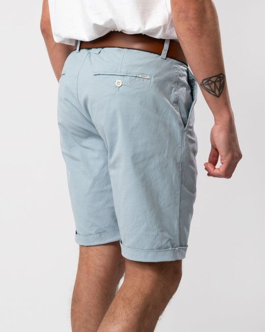 Gant Blue Regular Sunfaded Shorts for men