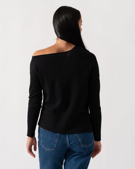French Connection Black Zodiac Knits Ls Jumper