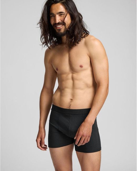 COLORFUL STANDARD Black 3 Pack Organic Boxer Briefs for men