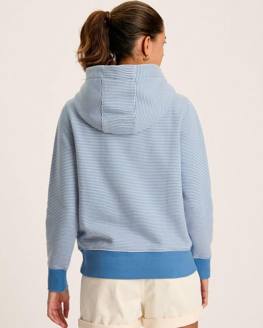 Joules Blue Rushton Cowl Neck Hoodie