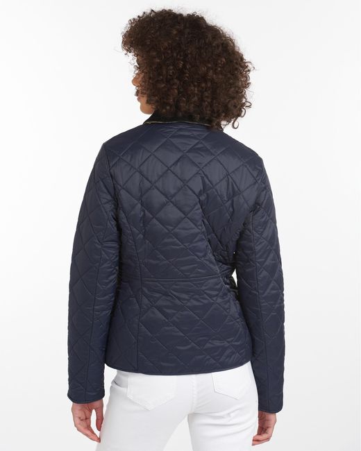 Barbour Blue Deveron Quilted Coat