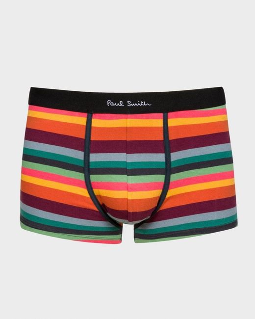 Paul Smith Black 3-Pack Artist Stripe Boxer Briefs for men
