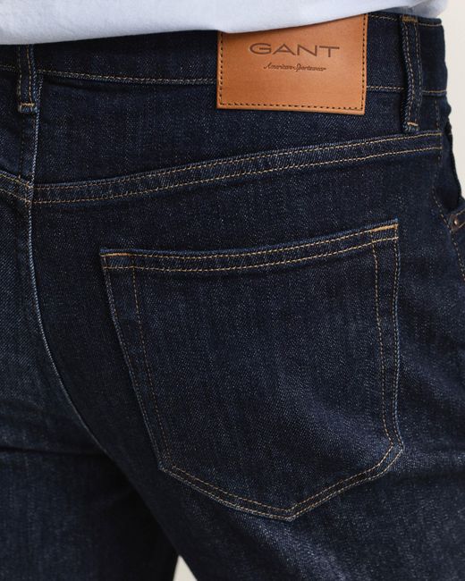 Gant Blue Slim Fit Jeans for men
