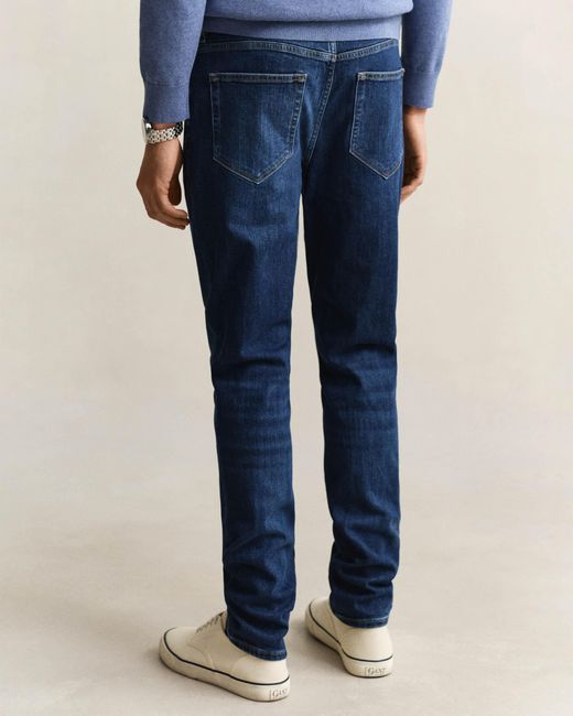 Gant Blue Slim Fit Jeans for men