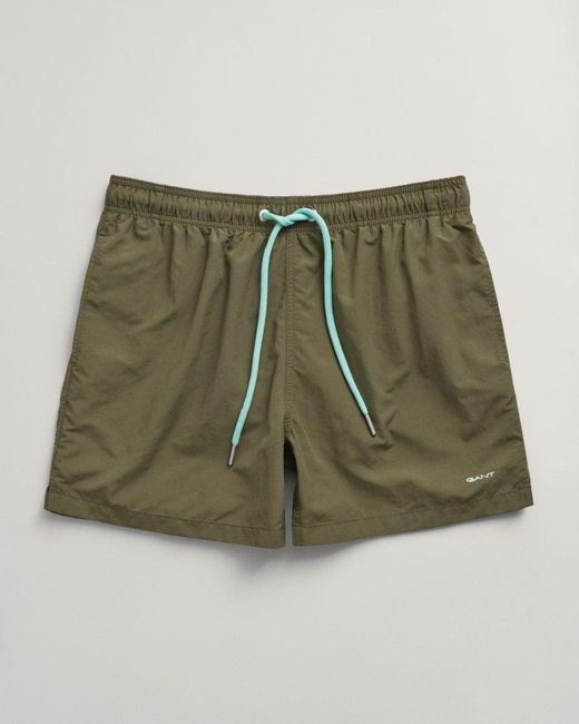 Gant Green Regular Fit Swim Shorts for men
