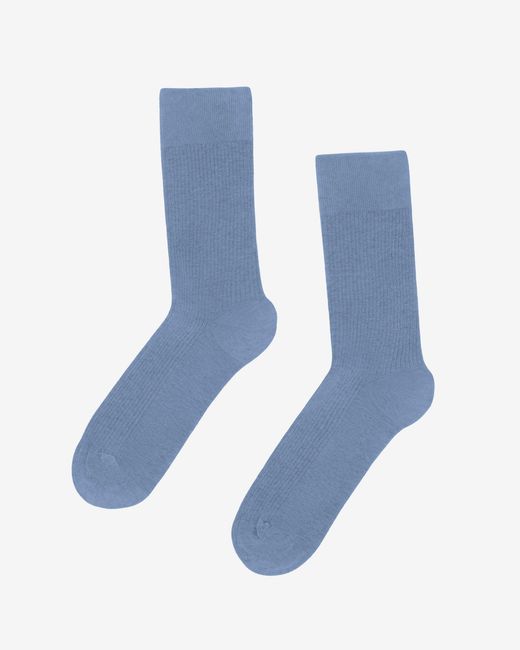 COLORFUL STANDARD Blue Classic Organic Socks for men