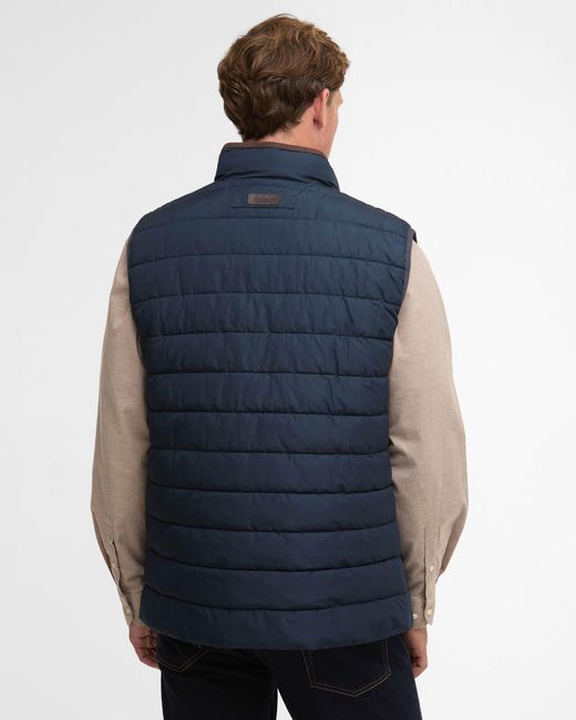 Barbour Blue Broughton Quilted Gilet for men